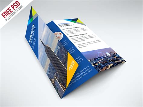This beautiful template includes four working. Free Business Trifold Brochure PSD Template by PSD ...