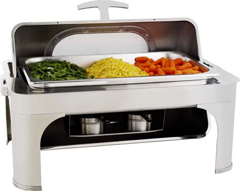 Chafing Dish With Window 85lt Rectangular Catro Catering