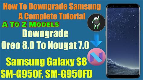 Downgrade Samsung Firmware Complete Tutorial With Odin YouTube