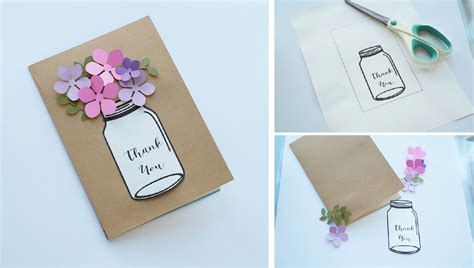 9 Simple Diy Thank You Cards For Kids To Make At Home