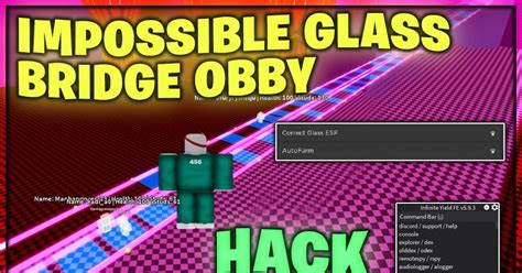 Impossible Glass Bridge Obby Script PASTEBIN Hack GUI See Correct