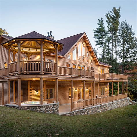 Katahdin Cedar Log Homes Maine Made