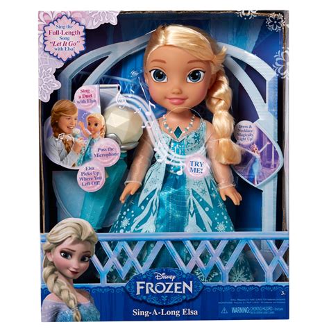 Amazon Com Frozen Disney Sing A Long Elsa Doll Toys Games