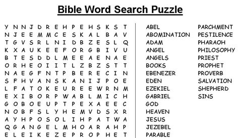 18 Fun Printable Bible Word Search Puzzles Kitty Baby Love