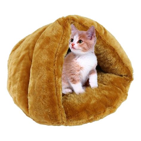 Tucker Murphy Pet Wilmar Round Hooded Cat Bed Wayfair