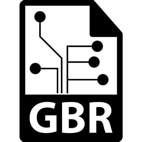 Gbr File Format Extension Vector Svg Icon Svg Repo