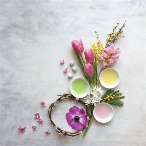 Cristinacollispring Flat Lay 1 Flowers Instagram Floral