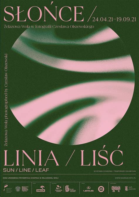 “sun line leaf” 2021 by alina rybacka gruszczyńska typo graphic posters graphic poster