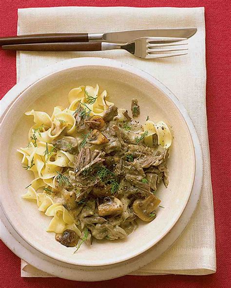 Garnish with parsley and serve with pappardelle pasta or recipe tips. Classic Beef Stroganoff | Recipe | Classic beef stroganoff ...