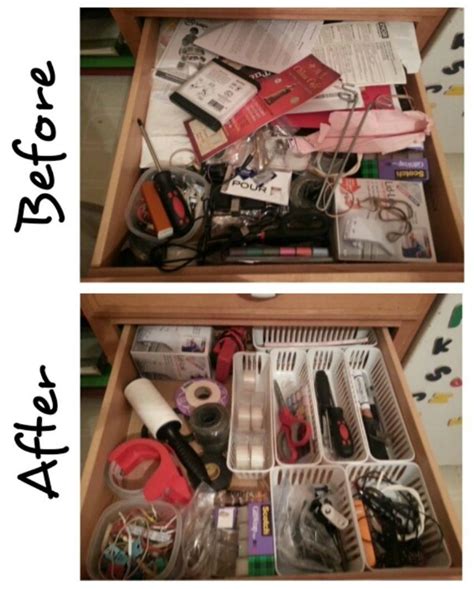 how to declutter junk drawer {15 minute mission}