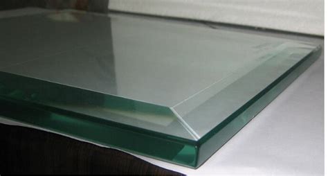 Tempered Beveled Edge Glass With Width 60mm Max China Toughened
