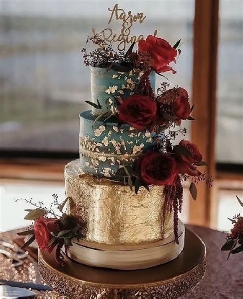 Top 20 Burgundy Wedding Cakes Youll Love Page 2 Of 2 Deer Pearl