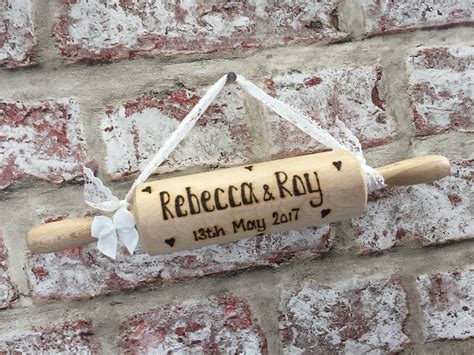 Personalised Rolling Pin Wedding Anniversary T