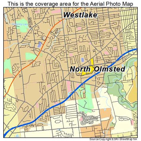 Aerial Photography Map Of North Olmsted Oh Ohio