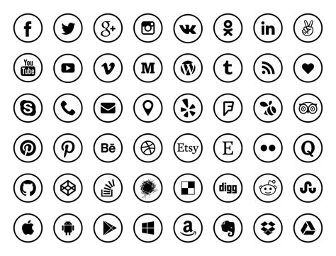 Free 48 Social Media Icons Vector Titanui Social Media Icons Vector