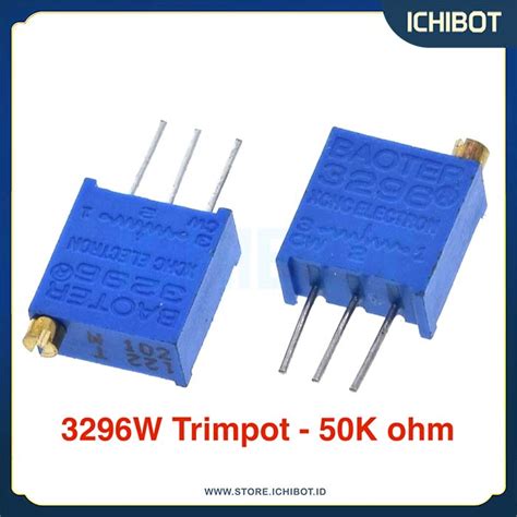 50k Ohm 3296w Variable Resistor Trimpot Ichibot Store
