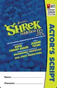 Kids out and about houston and more. Shrek Jr (Actor's Script) Sheet Music (SKU: 00127649) - Stanton's Sheet Music