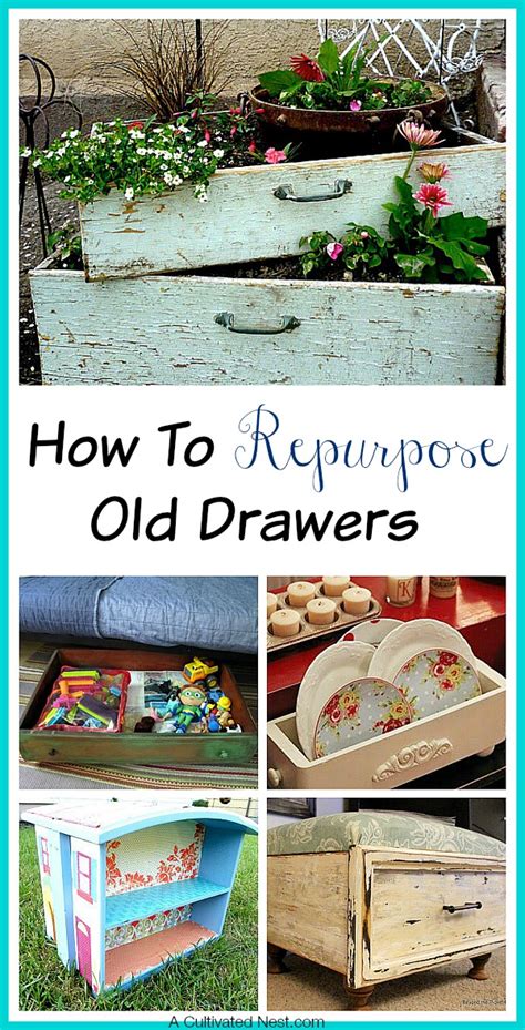How To Repurpose Old Drawers Old Drawers Drawers Repurposed Diy