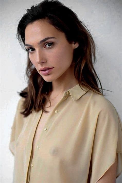 Gal Gadot Is Wearing A Sheer Unbuttoned Blouse So Soulcreeper7