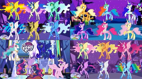 While coloring the pages, let the kids wander about in the ponyville in their imagination. My Little Pony Color Swap Nightmare Moon Princess MLP ...