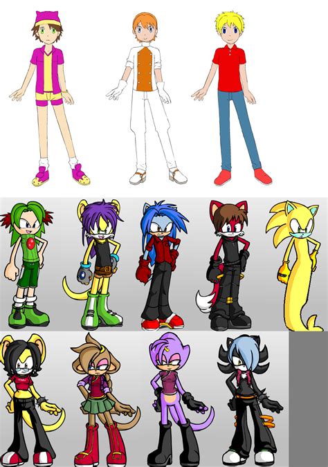 Sonic Gender Benders 2 By Xxda Pringles Ladyxx On Deviantart