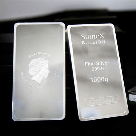 1 Kg Stonex Silver Coin Bar Europa Bullion