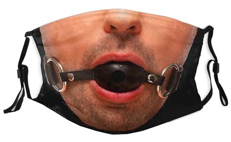 Ball Gag Face Mask Funny Gift For Him Gimp Sub Dom Domination Etsy