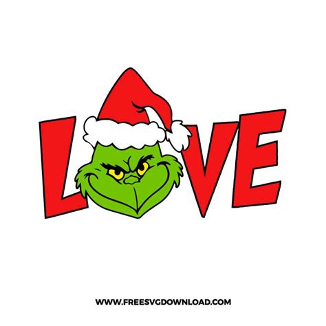 Grinch love SVG & PNG free cut files - Free SVG Download
