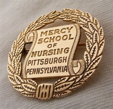 Mercy Nursing School Pin Rpittsburgh