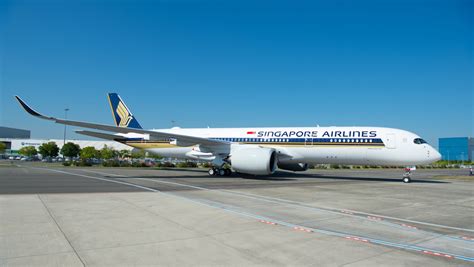 Singapore Airlines First Airbus A350 900ulr Delivered Australian