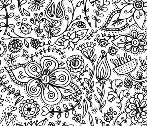 Coloring page wallpaper – Decor for kids – Spoonflower Custom Wallpaper