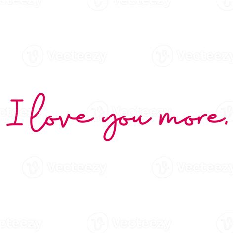 Free I Love You More 17219723 Png With Transparent Background