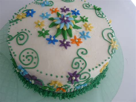 Rainbow Flower Cake