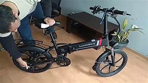 Samebike 20lvxd30 Smart Folding Electric Moped Bike Review Price Youtube