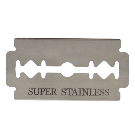 10x Stainless Steel Double Edge Sharp Blade Thinning Knife Shaving Hair