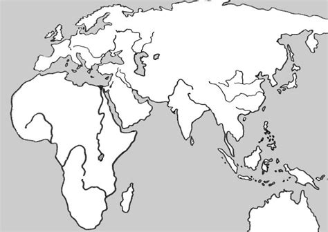 Eastern Hemisphere Outline Map Ap World History Ancient World