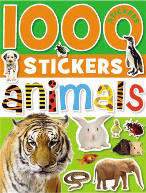1000 Stickers Animals With Stickers By Tim Bugbird English