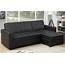 Littlemoor Black Polyfibre Adj Chaise Sofa Bed From Sofas In Perth