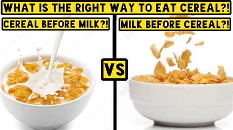 Cereal Before Milk Or Milk Before Cereal What Is The Right