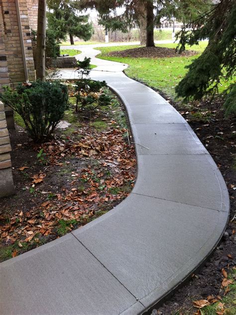 Famous Concrete Sidewalk Ideas For Front Of House References