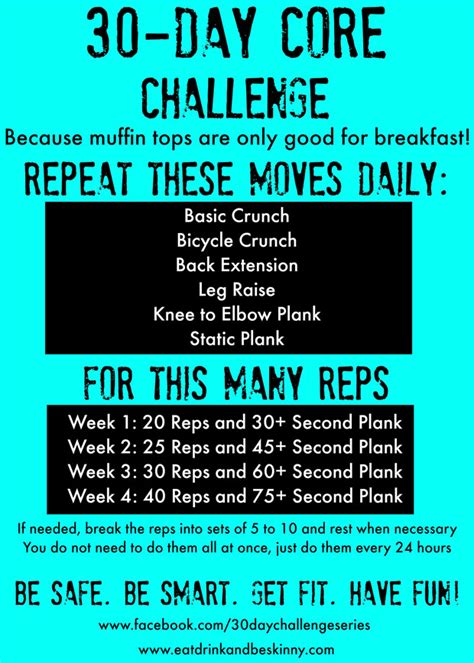 30 Day Core Challenge Active
