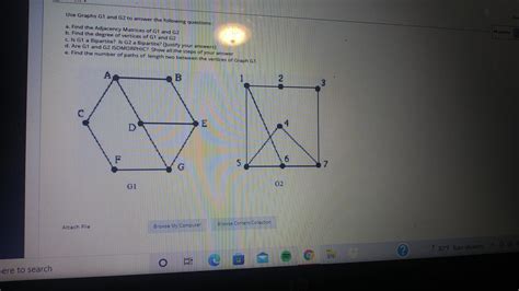 Solved Use Graphs G1 And G2 To Answer The Following