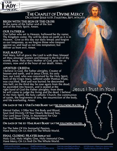 The marian fathers have been the official promoters and guardians of the authentic divine. Our Lady Prays - Divine Mercy Chaplet