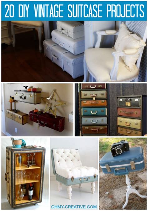 20 Diy Vintage Suitcase Decorating Ideas Oh My Creative