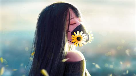 These masks, in particular, can offer an insight into the characters and stories that are popular in anime, as well as an opportunity to wear them while relaxing at home or doing schoolwork. Anime Girl Mask HD Wallpapers - Wallpaper Cave
