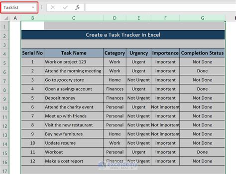How To Create A Task Tracker In Excel Download Free Template 2022