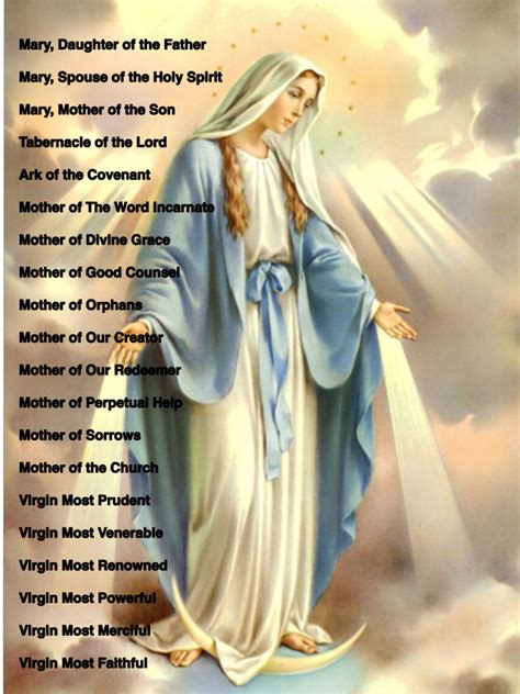 Prayer For Virgin Mary