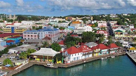 Saint Johns Antigua Y Barbuda Barbados Jamaica Santa Lucia America