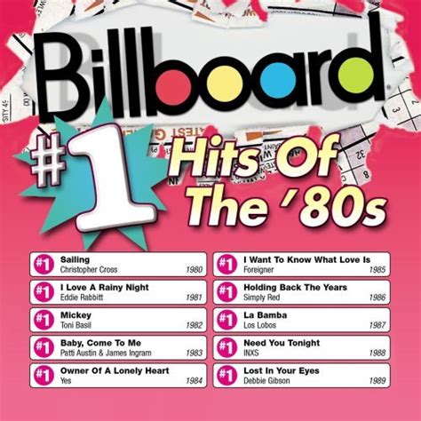 Billboard 1 Hits Of The 80 S Various Artists Audio Cd 2003