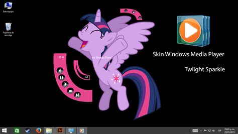Twilight Sparkle Windows Media Player Skin By Destiny Tails On Deviantart